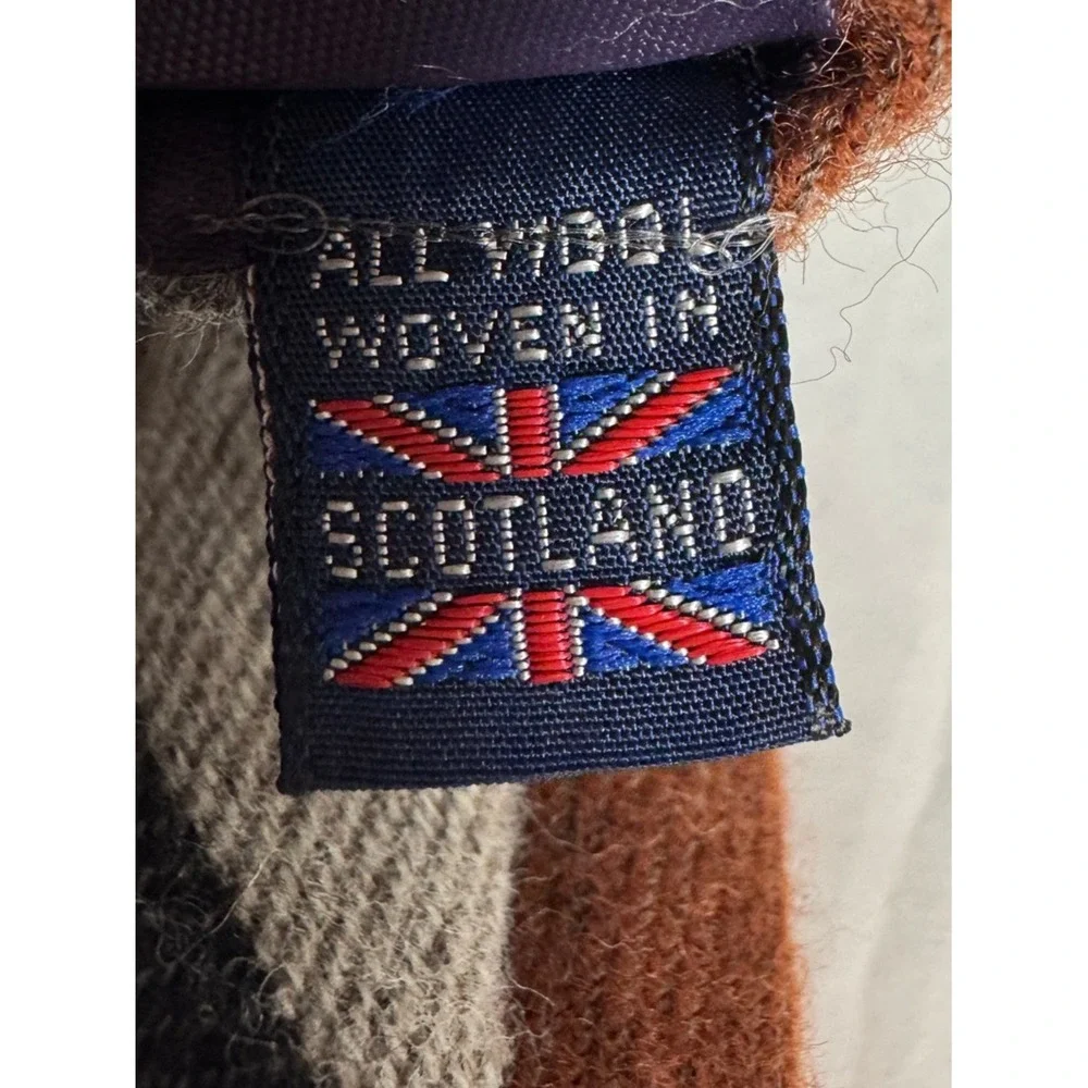 Vintage Briar All Wool Striped Tie Made in Scotland Old Money Academia Preppy
